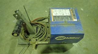 Miller 22A 24V Wire Feeder C/w (1) 250V 50Amp Power Cable And (2) Welding Cables