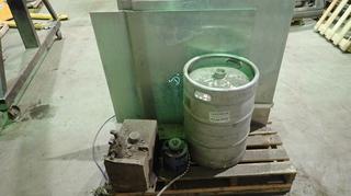 Hydraulic Pump C/w Keg, GE 1/4hp Single Phase AC Motor, Aluminum Sheets And Head Gasket