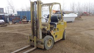 Clarklift Model CY40-30 4000lb Cap. LP Forklift C/w 4-Cyl, 2-Stage Mast, 7.00-12 Front Tires And 7.00-12 Back Tires. SN CY40301026056 *Note: Needs Battery*