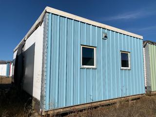 32 Ft. 3 In. L X 20 Ft. W Modus Camp Module, w/ 4 Bedrooms, 2 Bathrooms, (Missing  Some Drywall) * * NOTE: Buyer Responsible For Load Out.  Located Offsite at TWP Road 743A, Conklin AB, T0P 1H0.  Shipping and Transport Available.  For More Information and Viewing Contact Connor Tighe @ 780-218-4493.  * * 