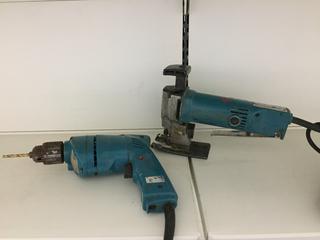 Makita 10mm Drill & Makita Jig Saw.