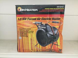 Mr. Heater MH165FAET 1.5kw Forced Air Electric Heater.
