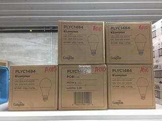 (5) Boxes of Conglom Luminous PLYC1484 25W A35 4000K LED Bulbs.