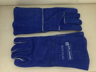 (10) Pairs of Air Liquide Blue Clad Gloves.