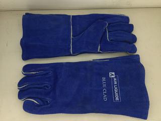 (10) Pairs of Air Liquide Blue Clad Gloves.