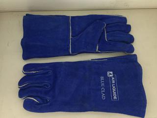 (10) Pairs of Air Liquide Blue Clad Gloves.