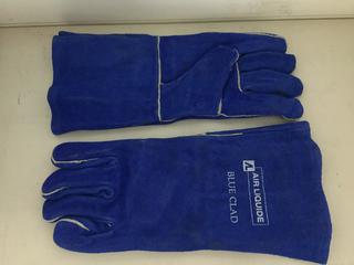 (10) Pairs of Air Liquide Blue Clad Gloves.