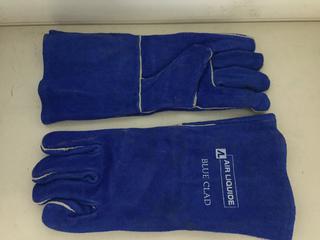 (10) Pairs of Air Liquide Blue Clad Gloves.