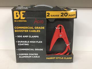 BE 2-Gauge 20' Commercial Grade Booster Cables.