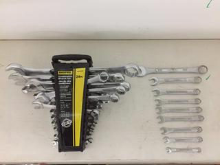 Shop Pro Combination Wrench Set, Incomplete.