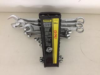 Shop Pro Combination Wrench Set, Incomplete.