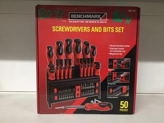 Bench Mark 50pc Screwdriver & Bit Set.