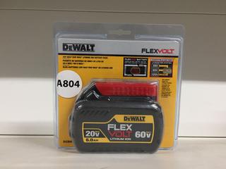 Unused DeWalt 20V Flex Volt Battery.