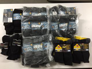 Quantity of Carhartt Cold Weather Liners & Work Gear Socks.