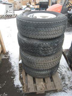 (4) Tires LT265/75R16 w/Rims.