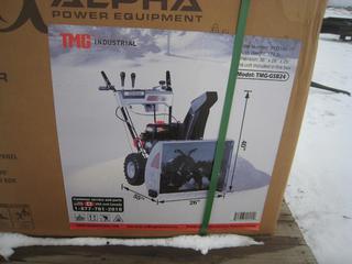 Alpha Dual Stage Gas Powered Snow Blower 24"/ 212cc.