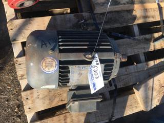 Leeson 3 Hp Electric Motor 3 Phase.