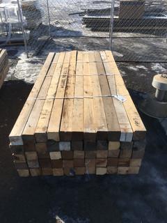 Quantity of Lumber 4 x 4 x 6' 8".