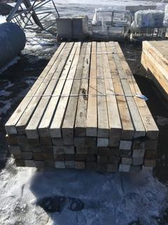 Quantity of Lumber 4 x 4 x 10'.