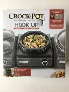 Crock Pot 2 Quart Hook Up Slow Cooker.