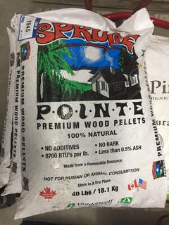 Quantity of Premium Wood Pellets.