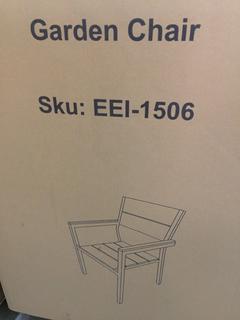 (2) Modway EEI-1506 Garden Chairs.