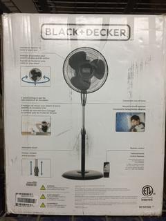 Black & Decker 16" Pedestal Fan.