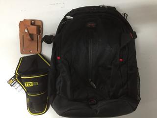 Quantity of Tool Belts/Holsters & Backpack.