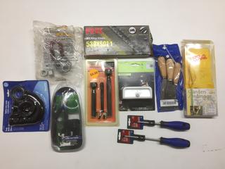 Quantity of Hand Tools, Flashlights & Crosby Clips.