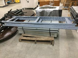 Metal Racking, Approx. 84" x 48" x 25".