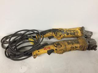 (2) DeWalt 6" Angle Grinders.