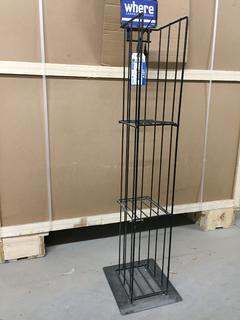 Pamphlet Rack, 46" x 12" x 10-1/2".