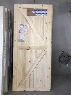 Colonial Elegance Artisan Barn Door, 37" x 84".