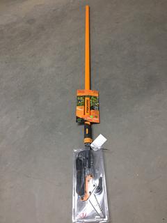 Fiskars Pole Saw/Pruner With 14' Extension Handle.