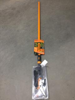 Fiskars Pole Saw/Pruner With 14' Extension Handle.