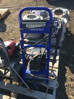 Simoniz S2000 Gas Powered Pressure Washer.