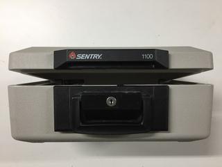 Sentry 1100 Suitcase Safe, Keys In Office.