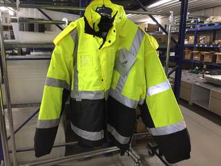 Gerber 3-In-1 High-Vis Hooded Class 2 Level 2 Jacket, Size 3XL.