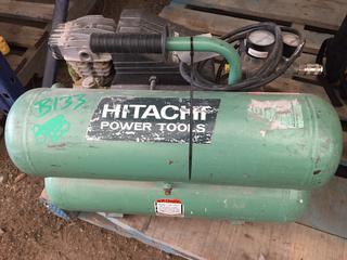 Hitachi Twin Tank Air Compressor.