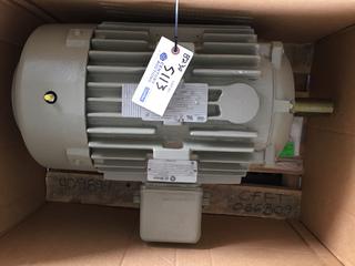 GE M9435 Extra Severe Duty Motor, 15 HP, 1800 rpm, 460V, 254T Frame, TEFC, Foot Mount
