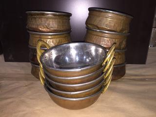 (13) Copper Bowls.