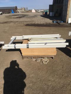 Quantity of 36"x48" Metal Shelving w/Assorted Hardware.