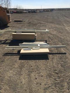 Quantity of 12"x36" Metal Shelving w/Assorted Hardware.