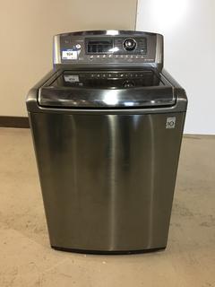 LG WT5170HV 5.4 cu.ft. High Efficiency Top Load Washer with WaveForce Technology.