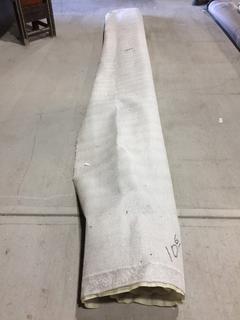 Roll of Carpet, Brown, Approx. 10'6" x 12'.