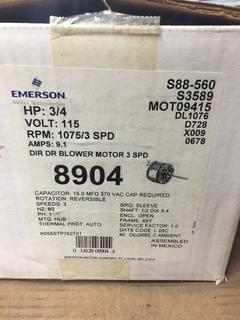 Emerson Direct Drive Blower Motor 3 Spd # K055STP762101