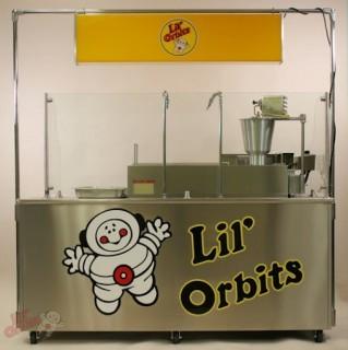 Lil Orbits SS2400 Electric Mini Donut Vendor Cart Package, Unused