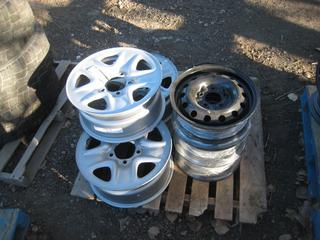 Quantity of Rims. (4) Silver, (4) Black.