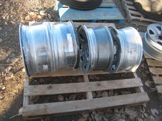 (4) Silver Steel Rims.