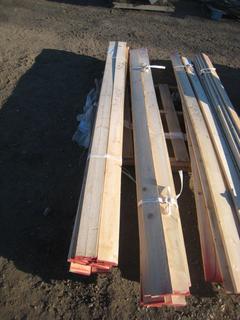 (2) Boards of Lumber. 3x3/4x8'.